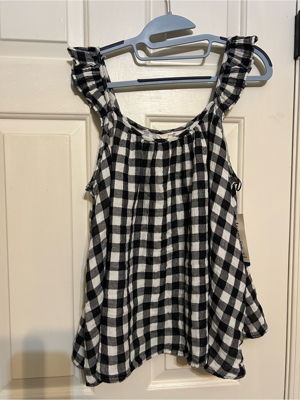 Terra & sky plaid tank top plus size 0x NWT
